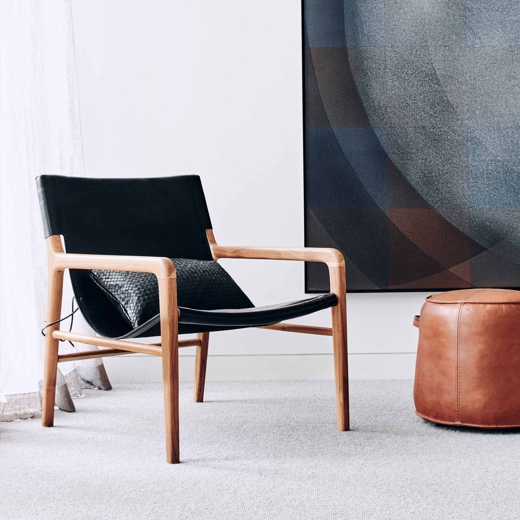 Smith Armchair Black Clearance